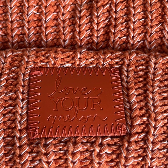 Love Your Melon Longhorn and White Winter Hat - Picture 2 of 5